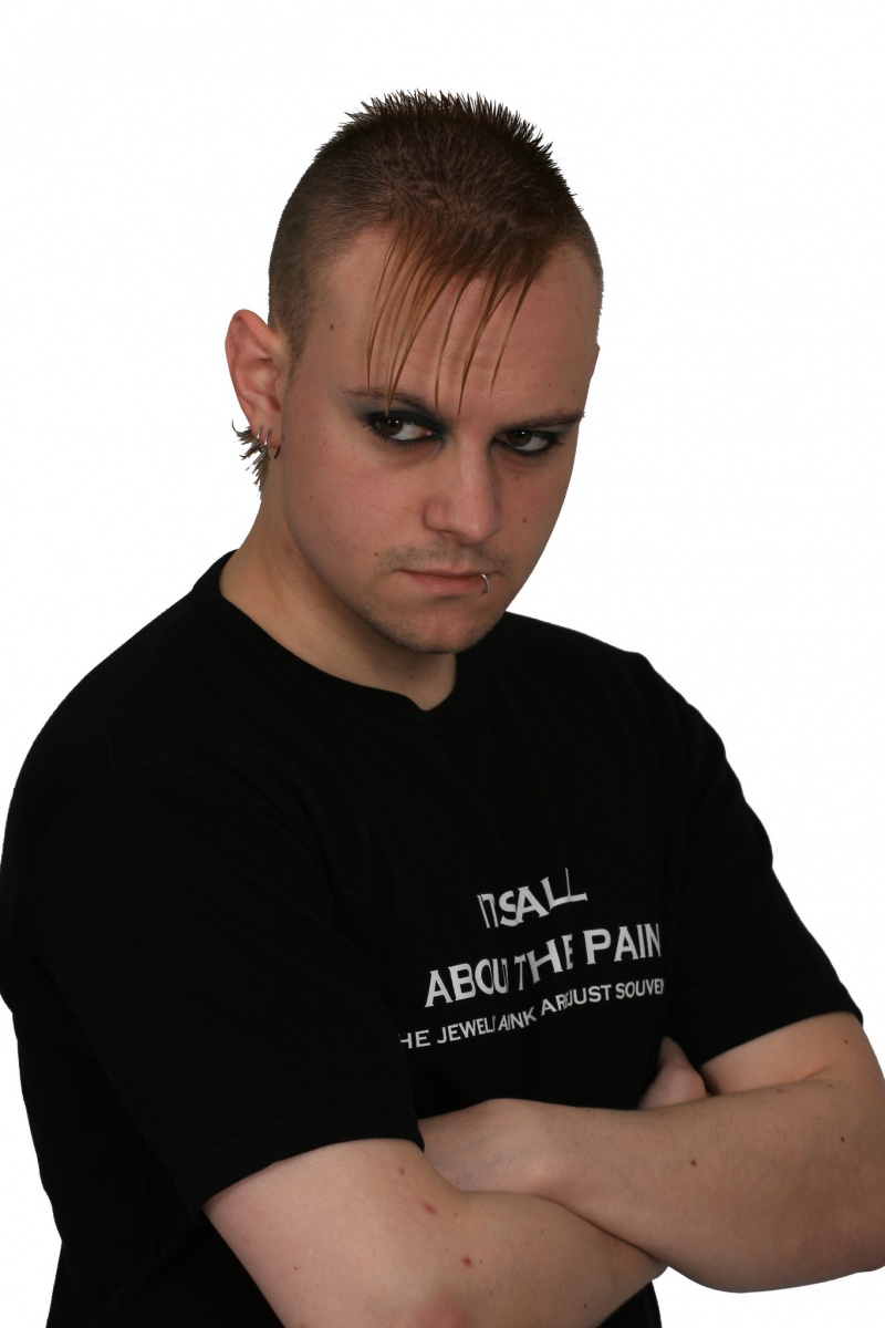 Male model photo shoot of drum_demon