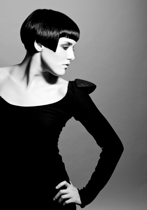 Female model photo shoot of Claire Morris in salon - Leeds