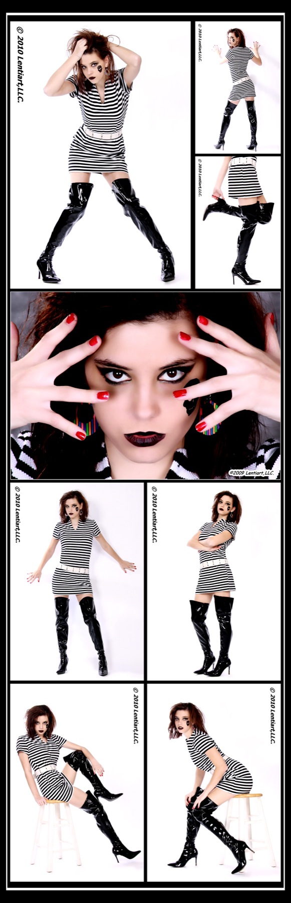 Female model photo shoot of exeCUTIE by Lentiart in Lentiart Studios
