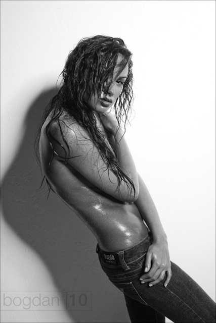 Female model photo shoot of Caitlin kt by Bogdan Morozovskiy, makeup by Heathyrre Kautz