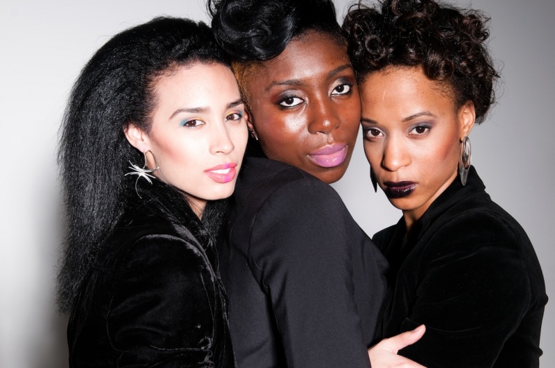 Female model photo shoot of makeup by Deniz, Monica Von Harrington, Naomi M Alves and Trisha Nalanii by OliverC