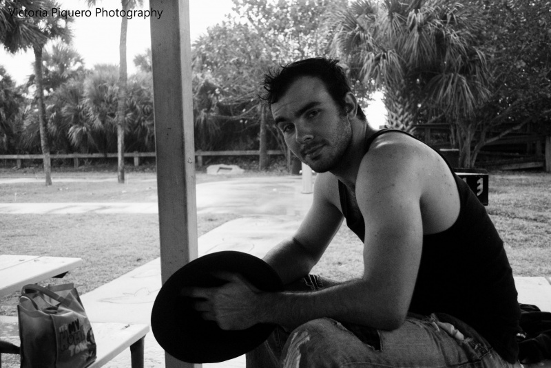 Male model photo shoot of Dusten Gann by Victoria Piquero in Cocoa beach, cherrie down park