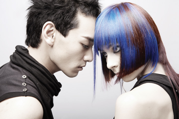 Female and Male model photo shoot of Jovie Tan and Peter Akito