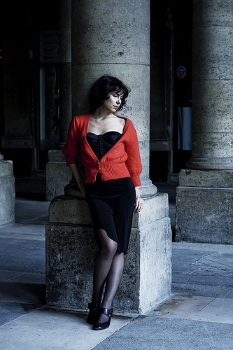 Female model photo shoot of nogravityleft in Paris