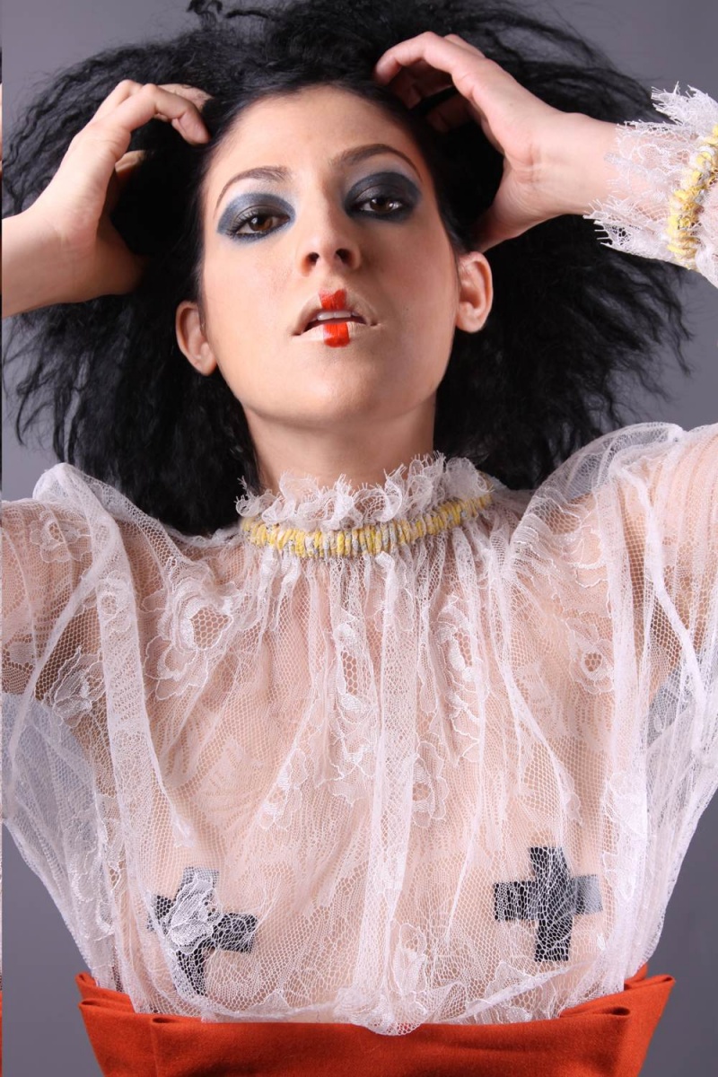 Female model photo shoot of Kasia B Makeup