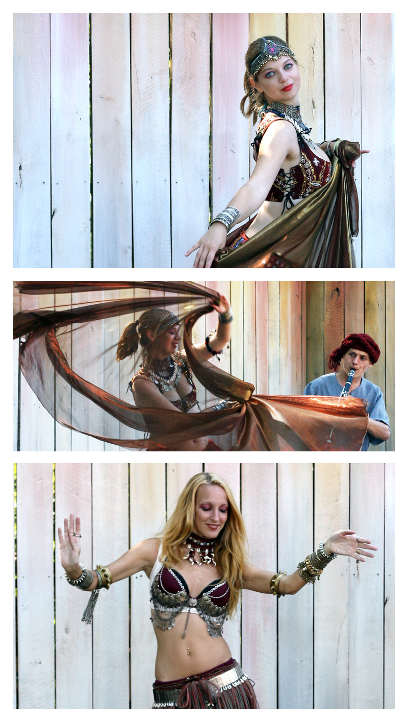 Male and Female model photo shoot of Gregory Pegher, Jaya Unmata and Sarah Prankha in Pittsburgh Renaissance Festival