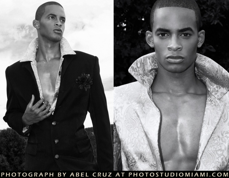 Male model photo shoot of Abel Cruz and Michael Press in North Carolina, clothing designed by Machicao Couture