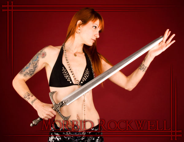 0 model photo shoot of Morbid Rockwell