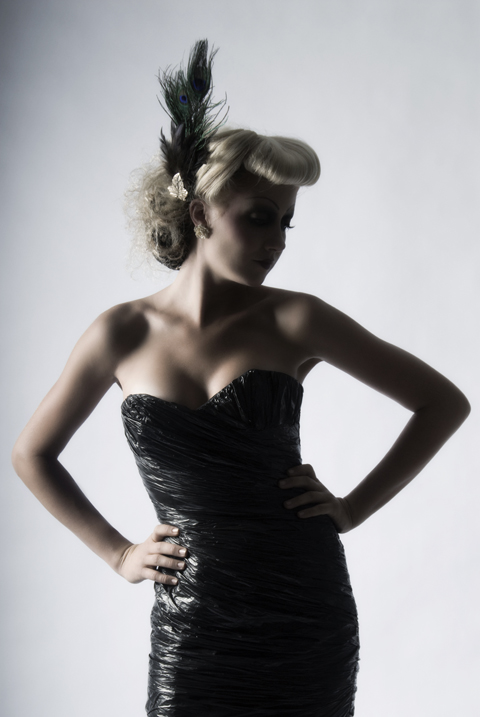 Female model photo shoot of AlexSlatteryPhotography in studio