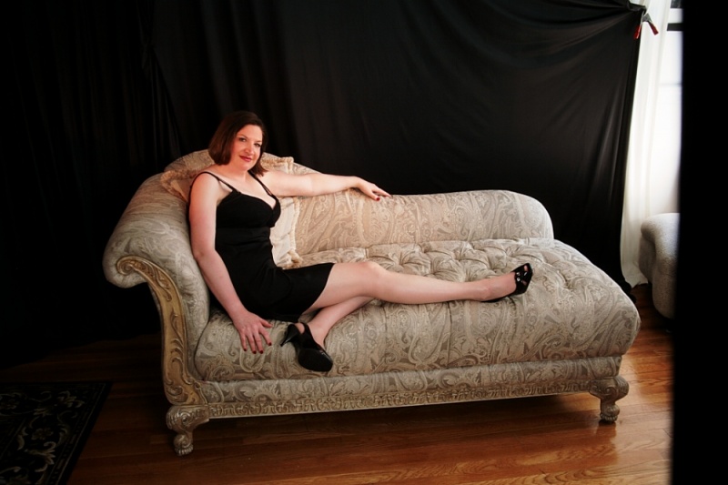 Female model photo shoot of Curves And Legs in Lucky Sofa