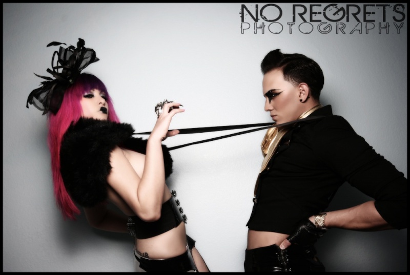 Male and Female model photo shoot of Ariel Roix and L  U  X by No Regrets Photography