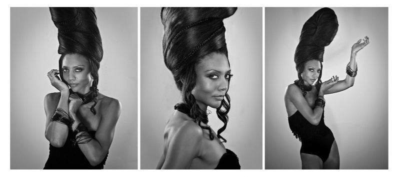 Female model photo shoot of  MJ by umit  ulgen, makeup by ELIZABETH RITA MUA HAIR