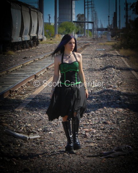 Female model photo shoot of Gothcupcake in Tempe, AZ