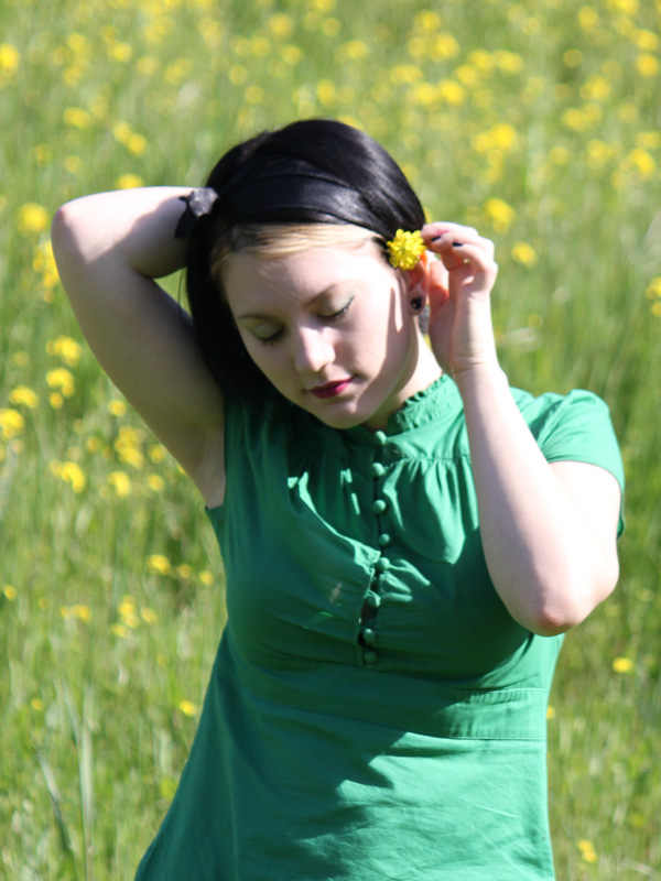 Male and Female model photo shoot of Andrew Ring and Mina Caustic in Mustard Field