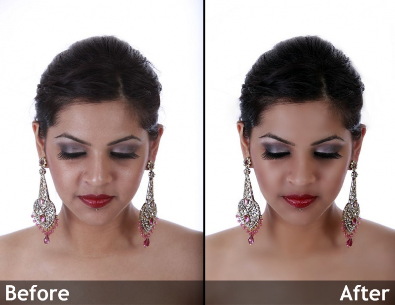 Female model photo shoot of NG Photo Retouching by TMR Photography, makeup by Annpreet Mann