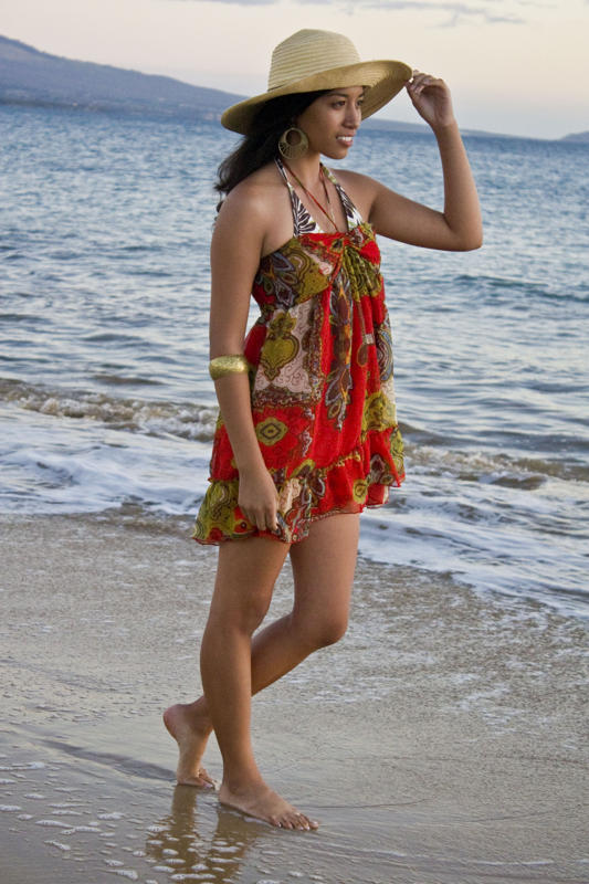 Female model photo shoot of Leilani Natividad by sincity_images in Maui, HI