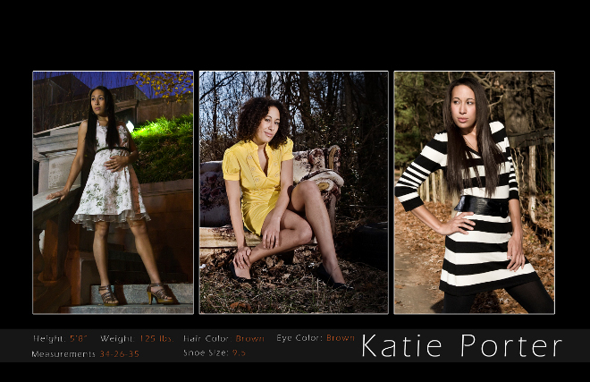 Female model photo shoot of Kate Brunette 