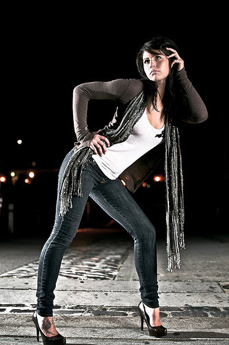 Female model photo shoot of Alyssa Rebel by IvanVilla