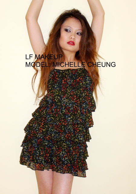 Female model photo shoot of LF MAKEUP and Michelle Cheung