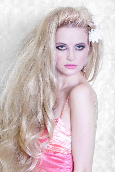 Female model photo shoot of Felichia, makeup by Krista Marie aka Kma