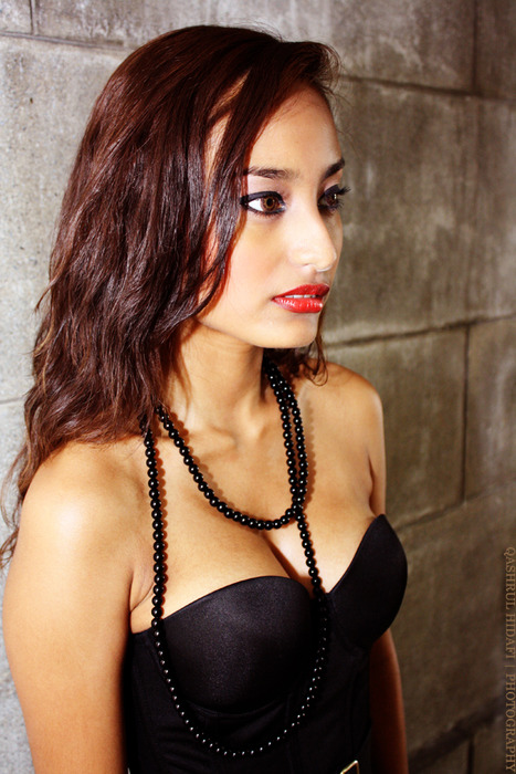 Female model photo shoot of Nur Amira, retouched by Qashrul Hidafi