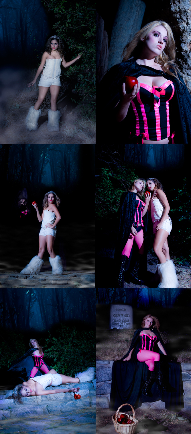 Male and Female model photo shoot of Jason Burns, Tamara Stayer and Cassandra Jablonski in Forest Falls