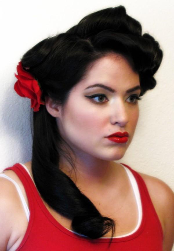 Female model photo shoot of toxic mannequin in Santa Rosa, CA, hair styled by SarahRichardson, makeup by Mama Laura