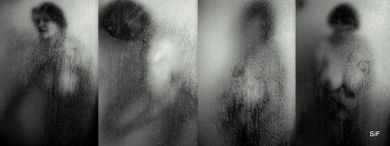 Female model photo shoot of Sonata In Flux in Bathroom