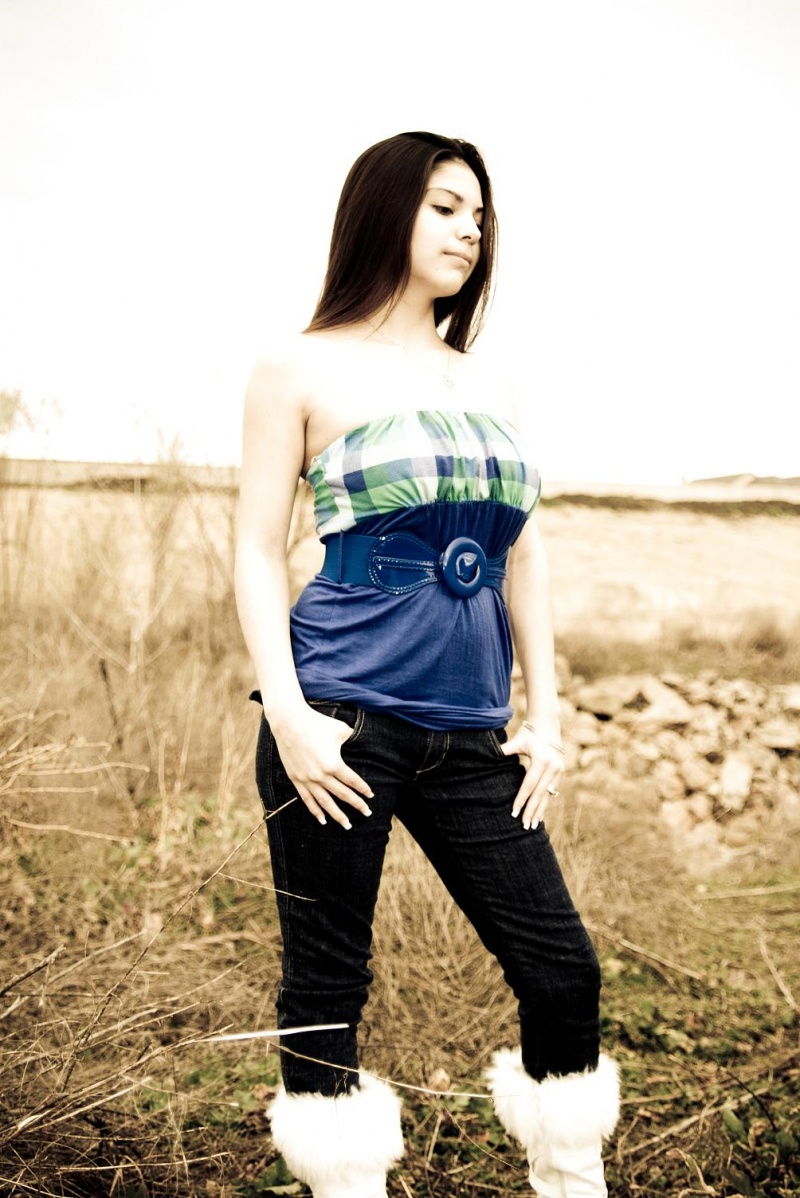 Female model photo shoot of LadyJenn by LevelRed  Photography