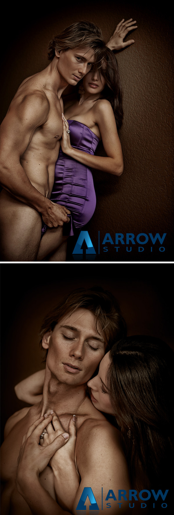 Male and Female model photo shoot of arrow studio, Rosy Boix and Brent Tinsley in VUE downtown Orlando