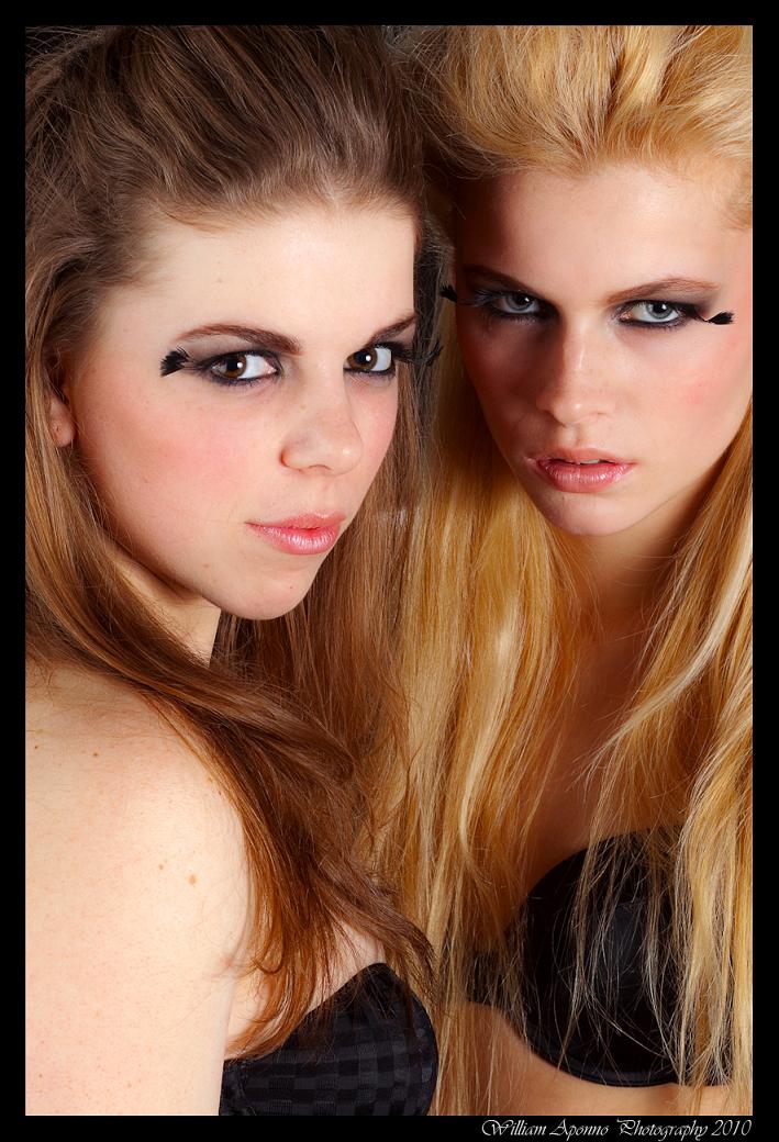 Female model photo shoot of Marian Make-upArtist in StudioRL