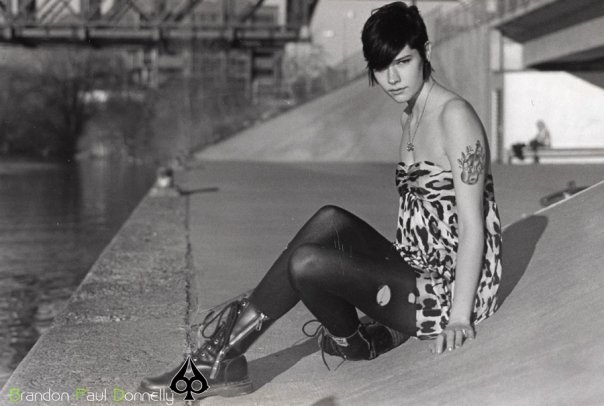Female model photo shoot of chelsea killr in pittsburgh convention center
