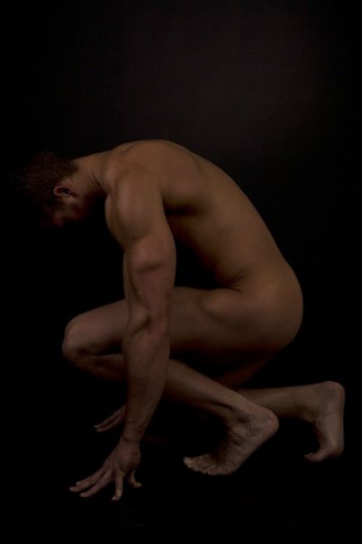 Male model photo shoot of arron james in studio
