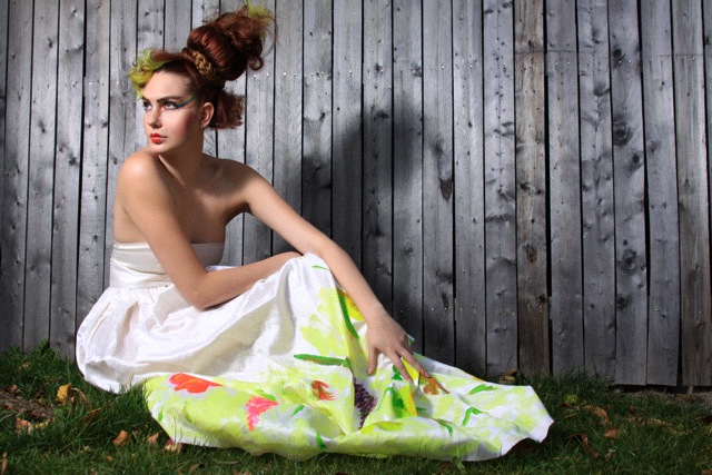 Female model photo shoot of ColorbyDiana by JJ Miller, hair styled by Yojanse Jimenez