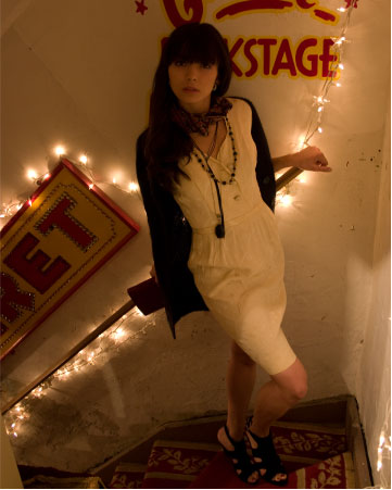 Female model photo shoot of felizia b in Cabaret Toronto