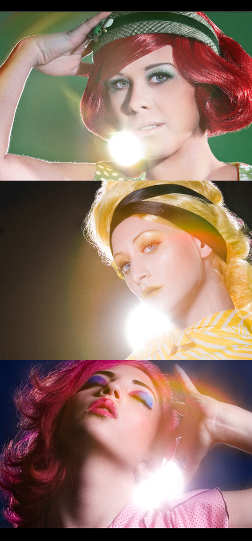 Female model photo shoot of Beauty Shots, Nori Zay, Sam David and M a r l e y  D r u, hair styled by Viva La Kayleigh, makeup by CORAL DESIGNS