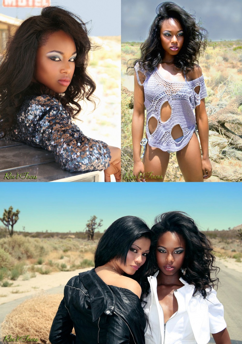 Female model photo shoot of Rael Faces and JenniferChristina by ArtOfficial Images in Palmdale Desert, retouched by SheTouched by Tia Jai, makeup by Rael Faces
