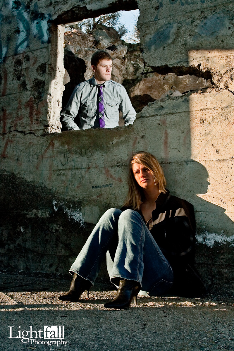 Male and Female model photo shoot of Lightfall Photo and angelica_evers