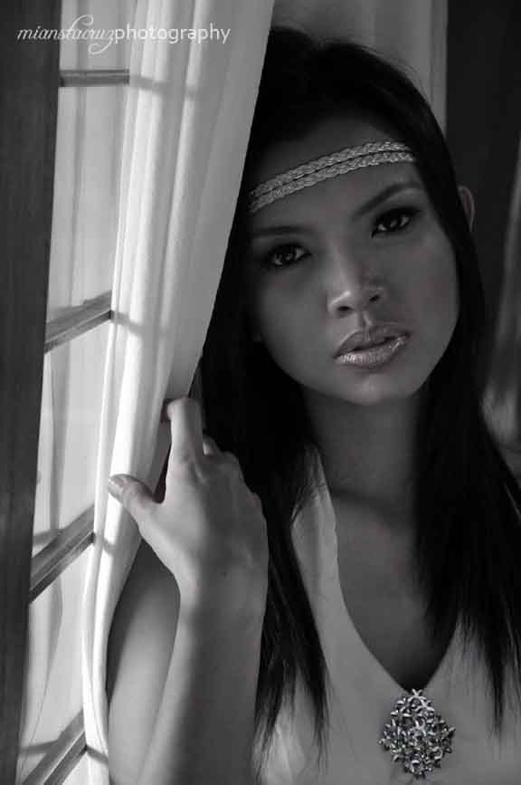 Female model photo shoot of mianstacruzphotography in Tagaytay,Philippines