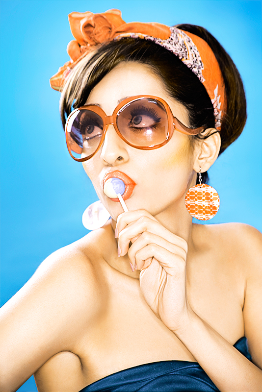 Female model photo shoot of Tanya VS by Davidtoro, makeup by Akane Minagawa