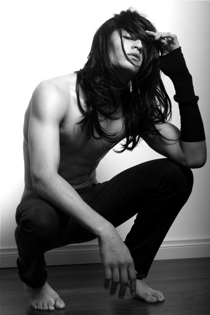 Male model photo shoot of Easton Schirra Studio, makeup by Seana Gorlick