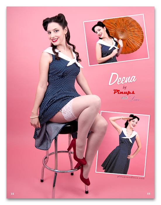 Male and Female model photo shoot of Pinups and Lace and Deena KR