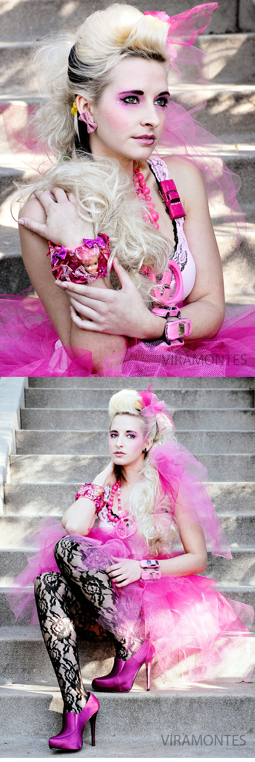 Female model photo shoot of DollyDaggerMUA and Miss Amy Ripp by Dov in Silver Lake, CA, wardrobe styled by Evey Clothing