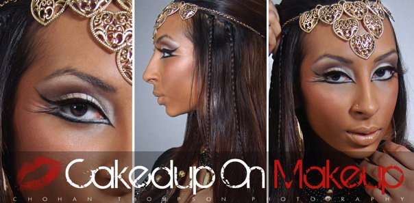Female model photo shoot of faatima lord, makeup by Sue Ellen Chohan