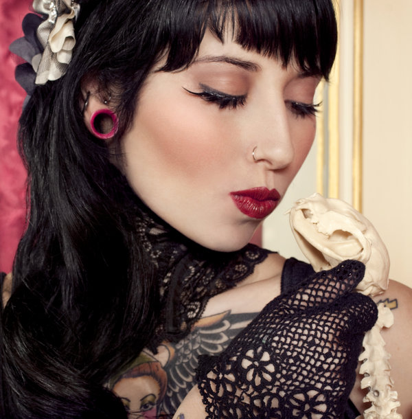 Female model photo shoot of Lacy Messinger and antietam by Samantha Seddon, makeup by Shana Lohr