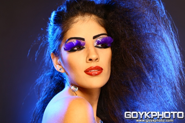 Female model photo shoot of Monica  Lopez in Goyk Studio