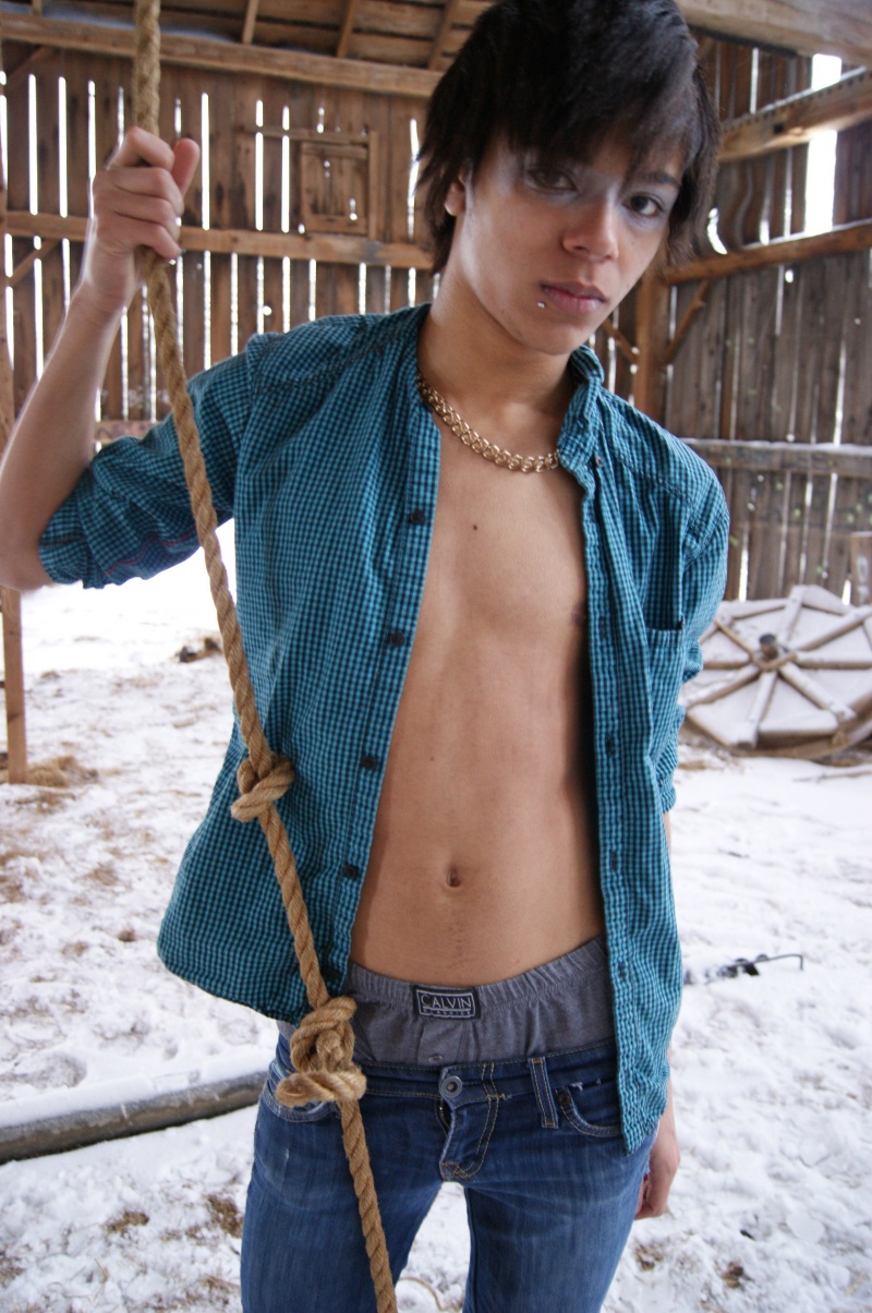 Male model photo shoot of Sean Anthony P in Abandoned barn