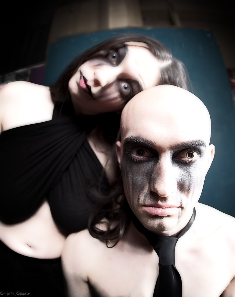 Male and Female model photo shoot of Deavanor and OdetteDespairr by Exposed by Design 