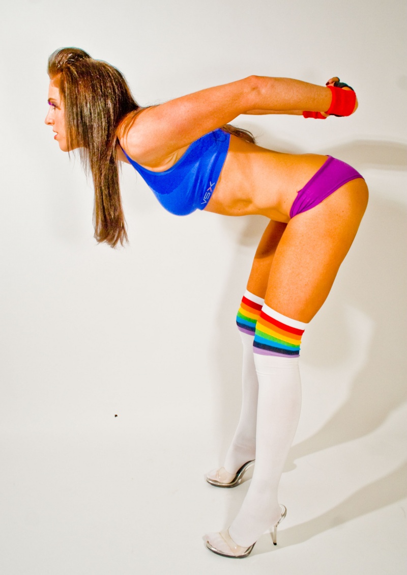 Female model photo shoot of GymKat by Steven Barrett in NYC