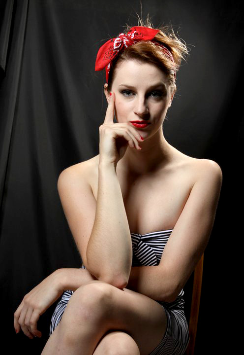 Female model photo shoot of EmzBby in StoreHouse Studios